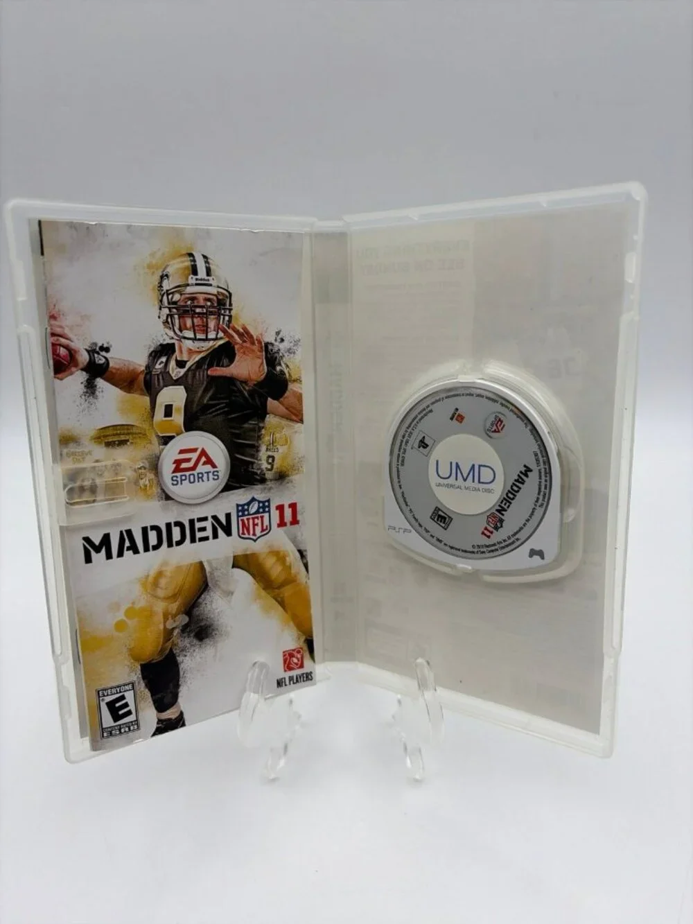 Madden NFL 11 (Sony PSP, 2010) - Complete with Manual & Case CIB Tested Works